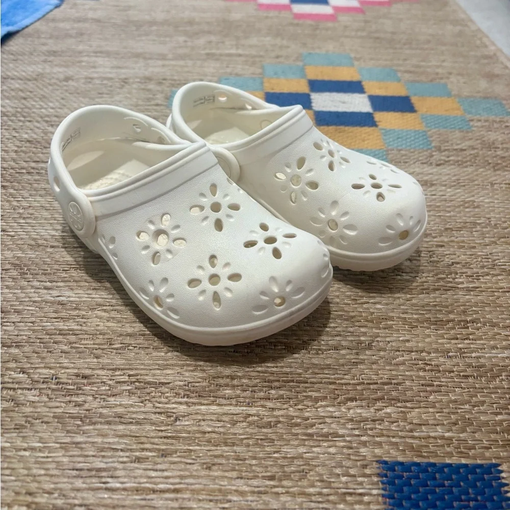Floral-Cut Crocs - Picture 1 of 2
